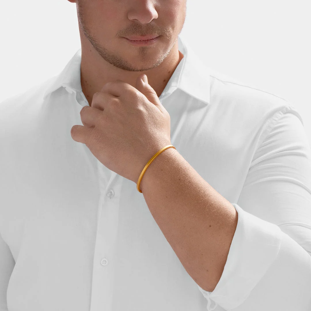24kt Gold Classic Bullion Bangle 1oz - Image 3