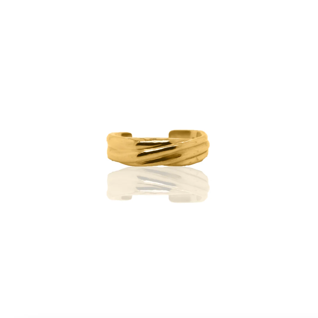 24Kt Gold Classic Intertwined Band