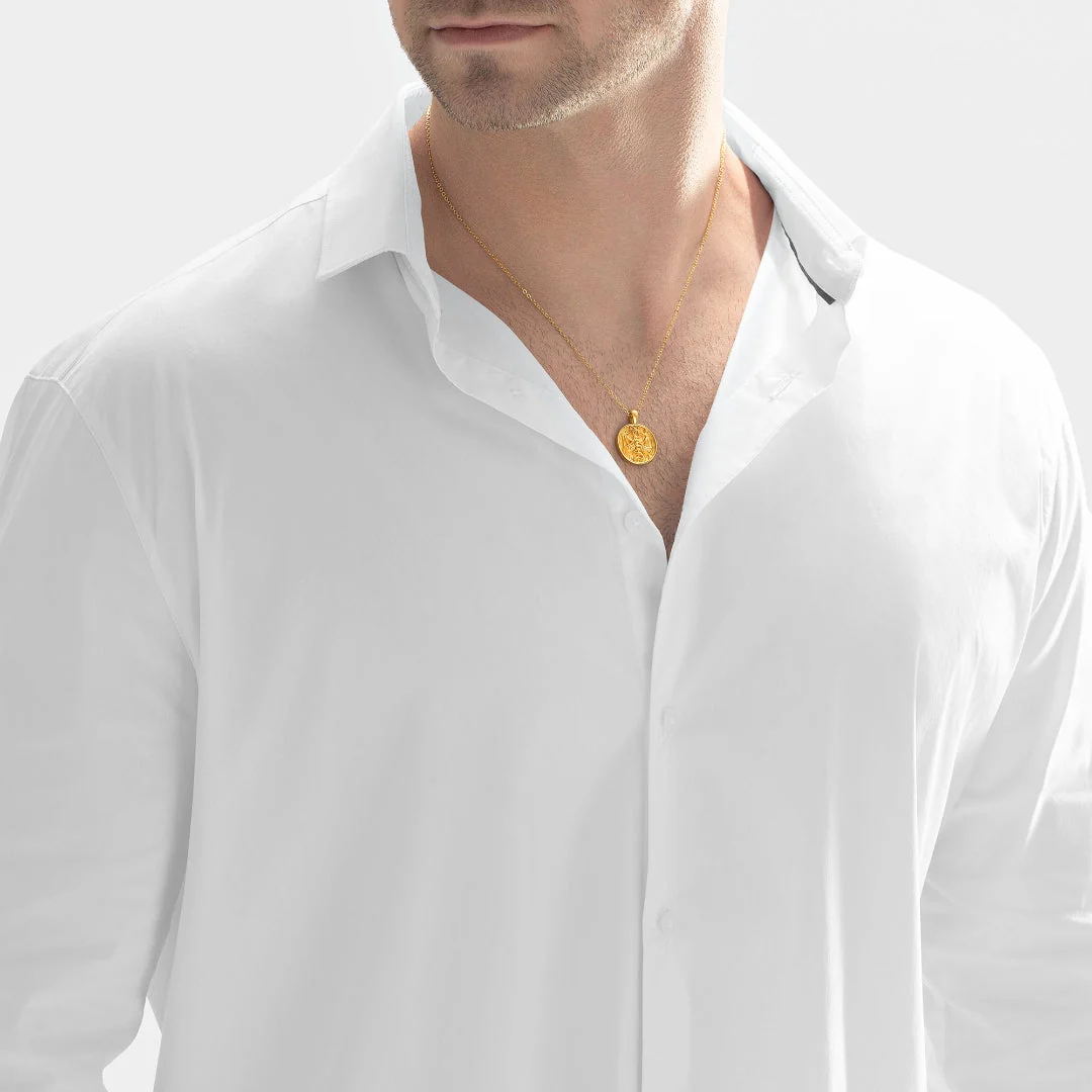 24Kt Gold Libra Pendant - Image 5