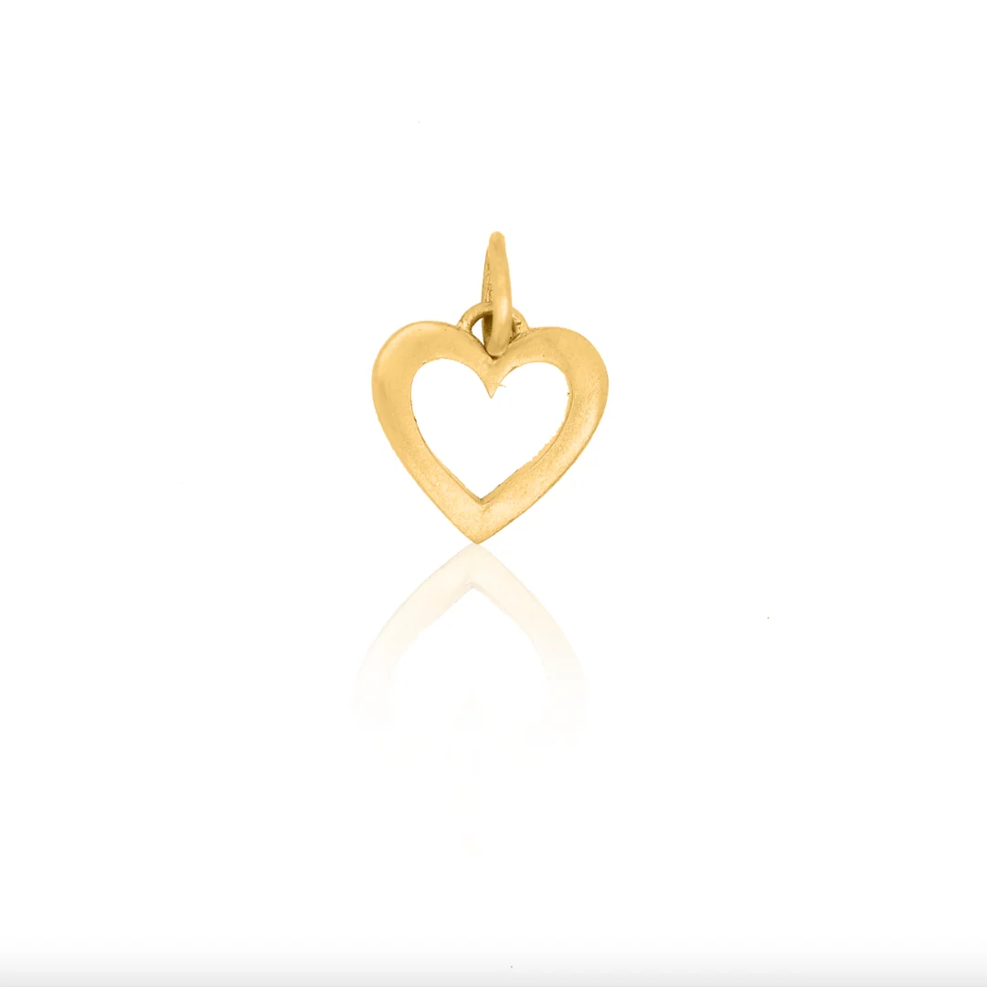 24Kt Gold Heart Charm