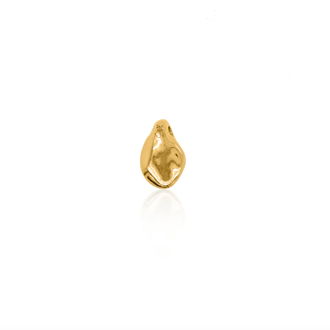 24kt Gold Molten Orb Pendant - Image 3