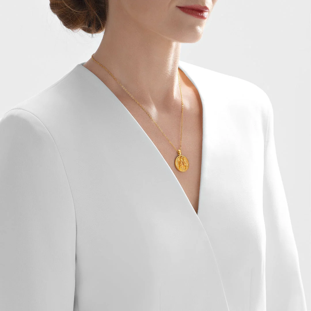 24Kt Gold Scorpio Pendant - Image 4