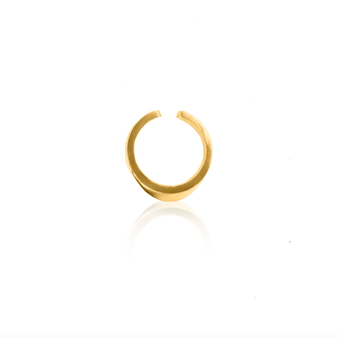 24Kt Gold Ridge Ring - Image 2