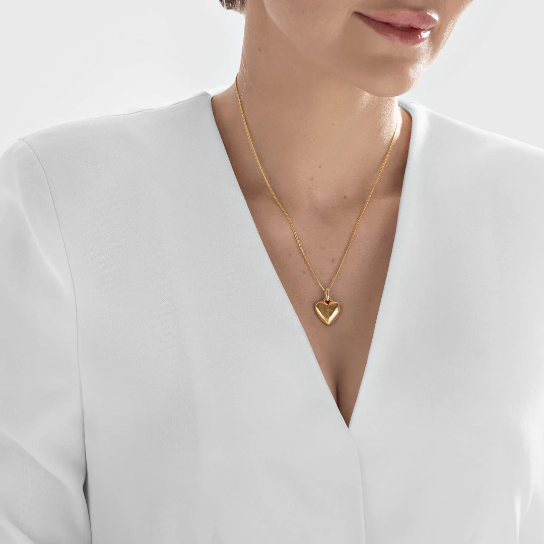 24Kt Gold Sweetheart Pendant - Image 3