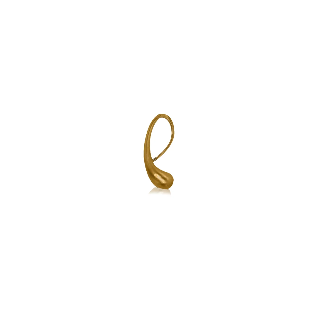 24Kt Gold Water Droplet Pendant - Image 3