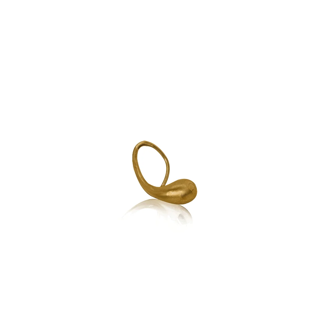 24Kt Gold Water Droplet Pendant - Image 4