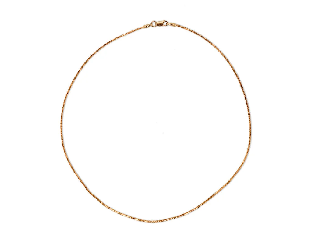 22Kt Gold Wheat Chain Bracelet